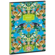 Ars Una: Catalina Estrada Iguana Jungle quaderno a quadretti extra con anelli, 40 fogli, formato A/4