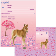 Ars Una: Cute Animals Horse set di 10 inviti con buste