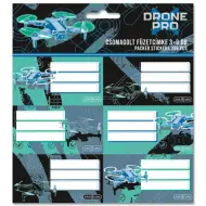 Ars Una: Etichette per quaderni Drone Pro confezionate 3x6 pezzi