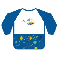 Ars Una: Grembiule impermeabile a maniche lunghe per pittura - Blue Splash