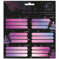 Ars Una: Mystic Constellation etichette per quaderni confezionate, 3x6 pezzi