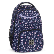 Ars Una: Navy bloom AU-6 cartella scolastica, zaino 34x45x26 cm