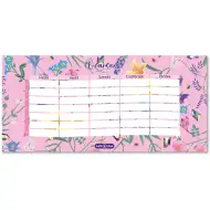 Ars Una: Orario scolastico a due facce con fiori Fleur