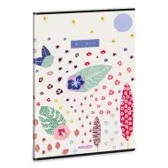 Ars Una: Quaderno a quadretti con copertina rigida Cream Hibiscus A/4