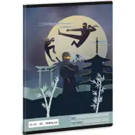Ars Una: Quaderno a righe Ninjas in the dark A/5 21-32