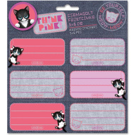 Ars Una: Think Pink etichette per quaderni confezionate 3x6 pezzi