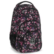 Ars Una: Zaino scolastico Peald Blossom Black floreale AU-2, zaino 32x46x22cm