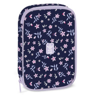 Ars Una: astuccio a più scomparti Navy Bloom 15,5x22,5x4,5 cm
