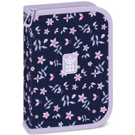 Ars Una: astuccio ripiegabile floreale Navy Bloom completo 12,8x19,3x3,6 cm
