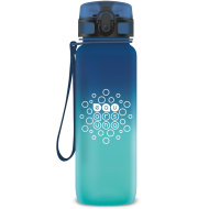 Ars Una: borraccia opaca sfumata, senza BPA - 800 ml - Mare Scuro