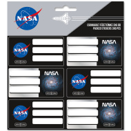 Ars Una: etichette per quaderno confezionate a tema NASA 3x6 pezzi