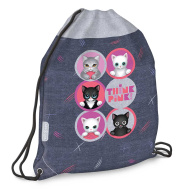 Ars Una: sacca da ginnastica Think Pink, borsa sportiva 32x42 cm