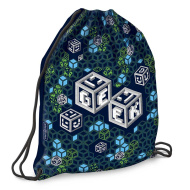 Ars Una: sacca da palestra geek, borsa sportiva 32x42 cm