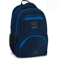 Ars Una: zaino scolastico ergonomico azzurro, capacità 27 L