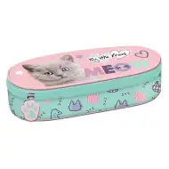 Astuccio ovale con gattino My Little Friend PC01 23x9,5x6 cm