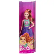 Bambola Barbie Fashionista con capelli rossi e gonna viola - Mattel