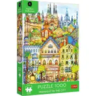 Barcellona a mezzanotte puzzle da 1000 pezzi Premium Plus Quality - Trefl