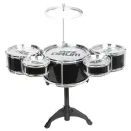 Batteria giocattolo Jazz Drum a 6 pezzi con supporto