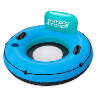 Bestway: Hydro Force® White Cap Rider™ ciambella gonfiabile con schienale 106 x 45 cm