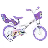 Bicicletta Unicorno Accademia bianco-lilla misura 12 - Bicicletta Dino Bikes