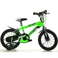 Bicicletta per bambini Mountain Bike R88 verde-nera, misura 16 - bici Dino Bikes
