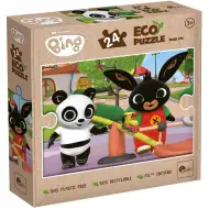 Bing e Pando al parco giochi puzzle Eco mini da 24 pezzi 35x25cm - Lisciani