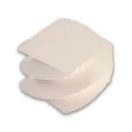 Blocco note bianco a spirale 8,5x8,5x6cm