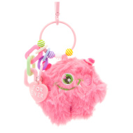 Borsa con pompon Mostriciattolo - rosa