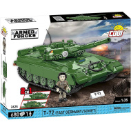 COBI: Forze Armate T-72 (Germania Est/Unione Sovietica) kit di costruzione di carro armato (2625)