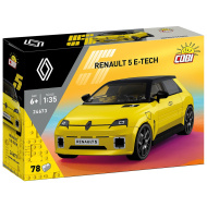COBI: giocattolo da costruzione dellauto Renault 5 E-Tech gialla (24673)