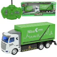 Camion della spazzatura telecomandato RC con effetti luminosi in scala 1/48, 18 cm
