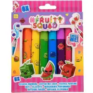 Canenco: FruitySquad pennarelli profumati spessi, 8 pezzi