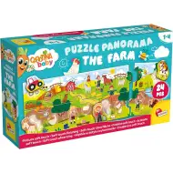 Carotina baby: Puzzle panoramico per bambini 24 pezzi - La Fattoria - Lisciani