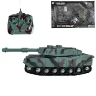 Carro armato M1 Abrams con telecomando RC, mimetico, con luci e suoni, scala 1/32, 23 cm