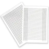 Carta a righe 10 pezzi A4