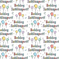 Carta da regalo con la scritta "Buon compleanno!" 100x70 cm