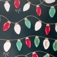 Carta da regalo con motivo di luci natalizie 200x70 cm