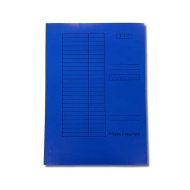 Cartellina blu con fascia A4 230 g