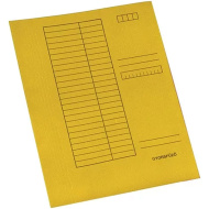 Cartellina porta documenti con fermaglio PD A4 230 g gialla