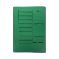 Cartellina verde con fascetta A4 230 g