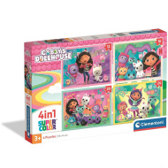 Casa delle bambole Gabi 4 in 1 Supercolor puzzle - Clementoni