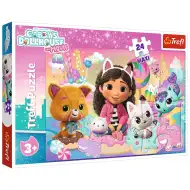 Casa delle bambole di Gabi e amici - Maxi puzzle 24 pezzi - Trefl