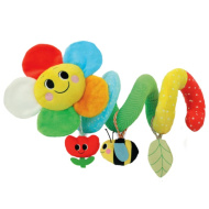 Clementoni Baby: Giocattolo di peluche "Giardino Magico" da appendere al passeggino