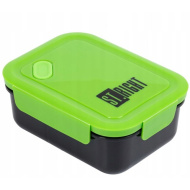 Contenitore per merenda in plastica St.Right Black and Green