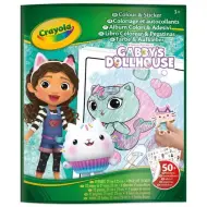 Crayola: Libro da colorare e adesivi - La casa delle bambole di Gabi