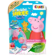 Craze Inkee: Set di bombe da bagno vegane con timbro a forma di Peppa Pig - Aroma di fragola