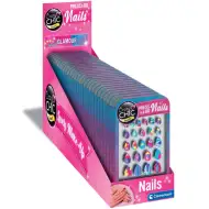 Crazy Chic: Set di unghie finte autoadesive glamour 1 pz - Clementoni