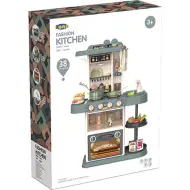Cucina giocattolo fashion con luci e suoni set da 38 pezzi in due colori diversi