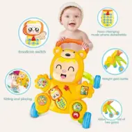 Deambulatore multifunzionale 2 in 1 per bambini e centro attività con suoni