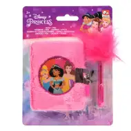 Diario in peluche delle Principesse Disney con penna